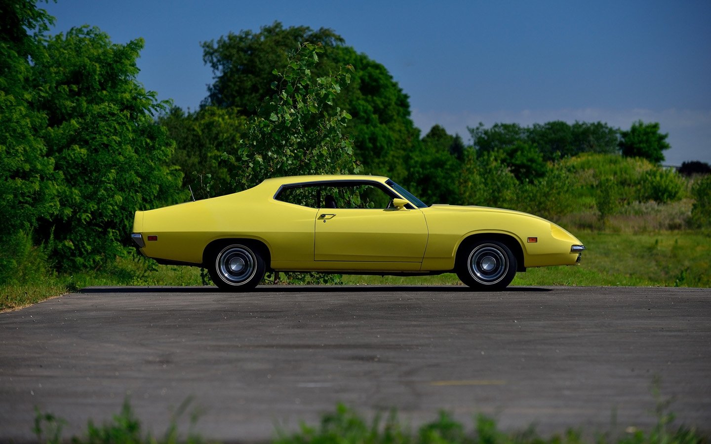 1970, Ford, Torino, King, Cobra, Cars, Yellow, Classic Wallpaper