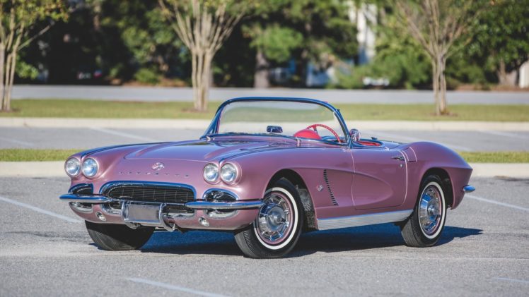 1962, Chevrolet, Corvette, Convertible,  c1 , Cars, Classic, Purple HD Wallpaper Desktop Background