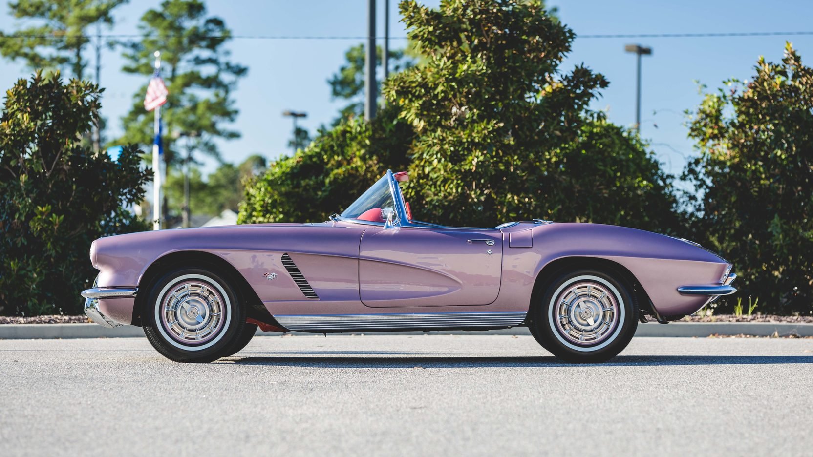 1962, Chevrolet, Corvette, Convertible,  c1 , Cars, Classic, Purple Wallpaper