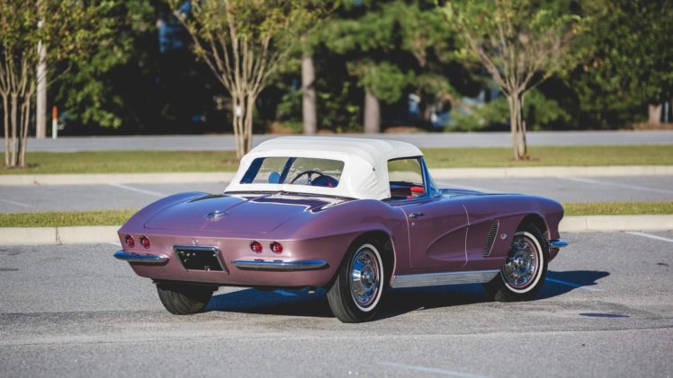 1962, Chevrolet, Corvette, Convertible,  c1 , Cars, Classic, Purple HD Wallpaper Desktop Background