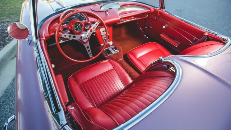 1962, Chevrolet, Corvette, Convertible,  c1 , Cars, Classic, Purple HD Wallpaper Desktop Background