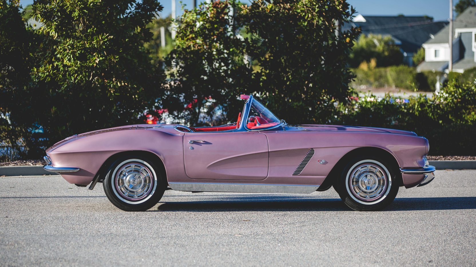 1962, Chevrolet, Corvette, Convertible,  c1 , Cars, Classic, Purple Wallpaper