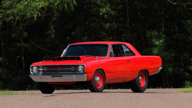 1968, Dodge, Dart, Cars, Coupe, Classic, Red HD Wallpaper Desktop Background