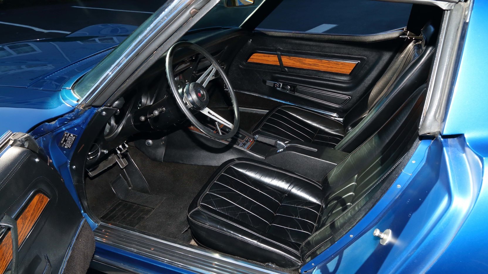 1971, Chevrolet, Corvette,  c3 , Ls6, Cars, Blue Wallpaper