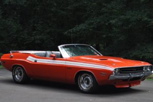 1971, Dodge, Challenger, Convertible, Cars, Orange