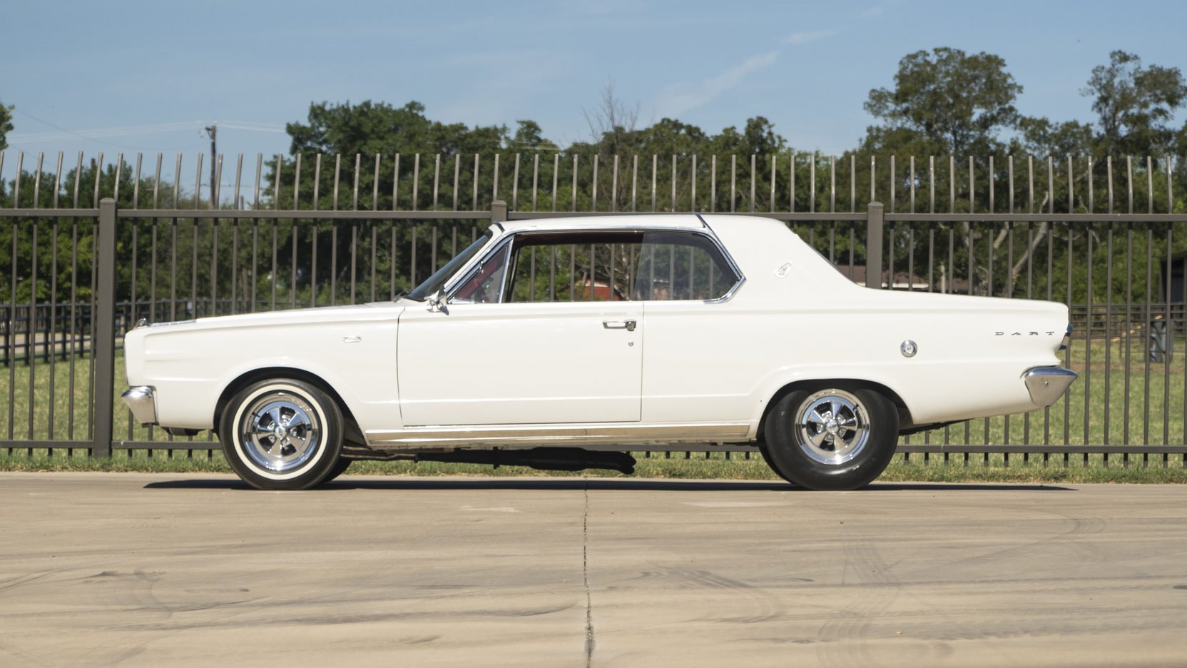 1966, Dodge, D dart, Cars, Classic, White Wallpaper