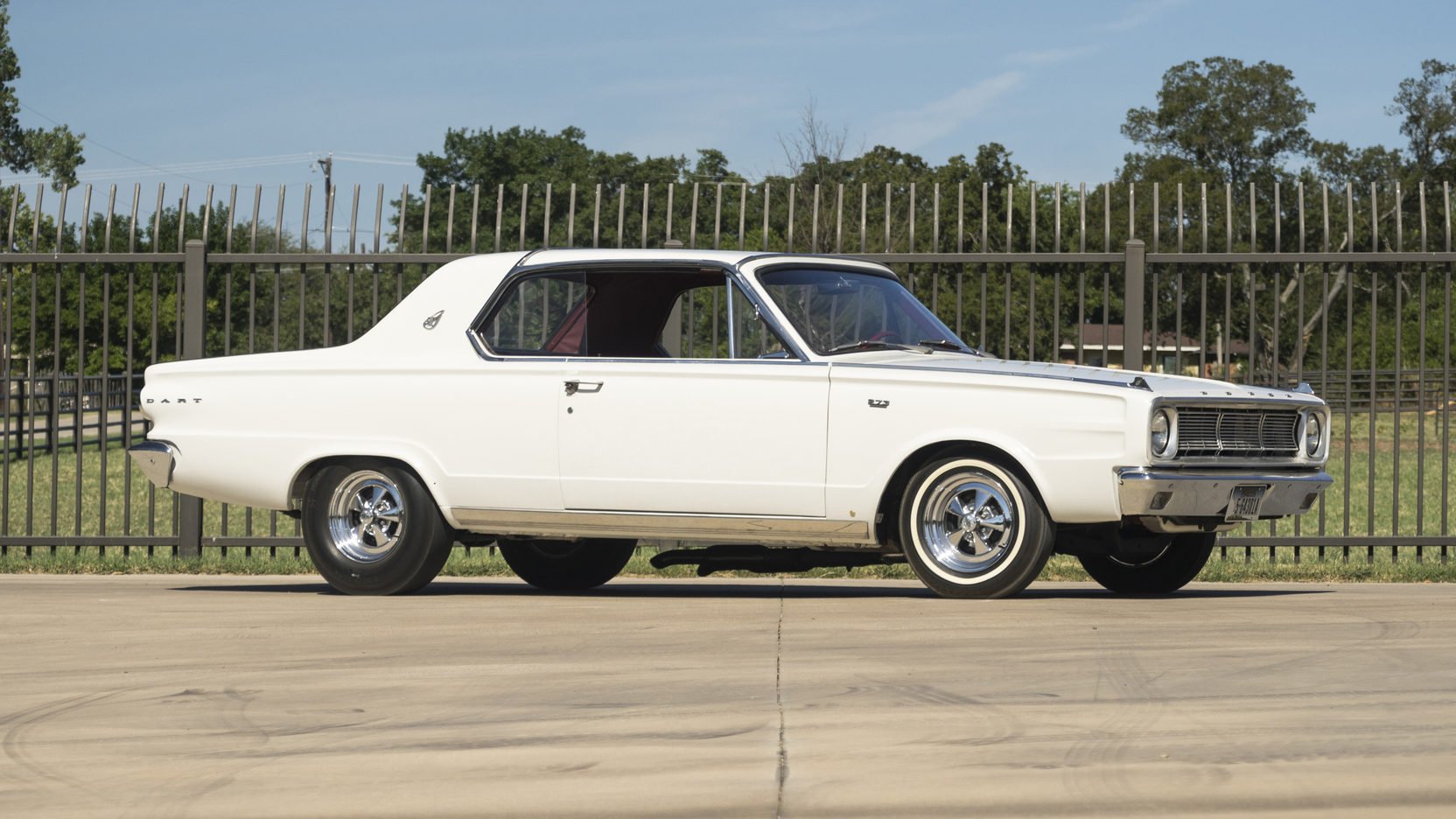 1966, Dodge, D dart, Cars, Classic, White Wallpaper