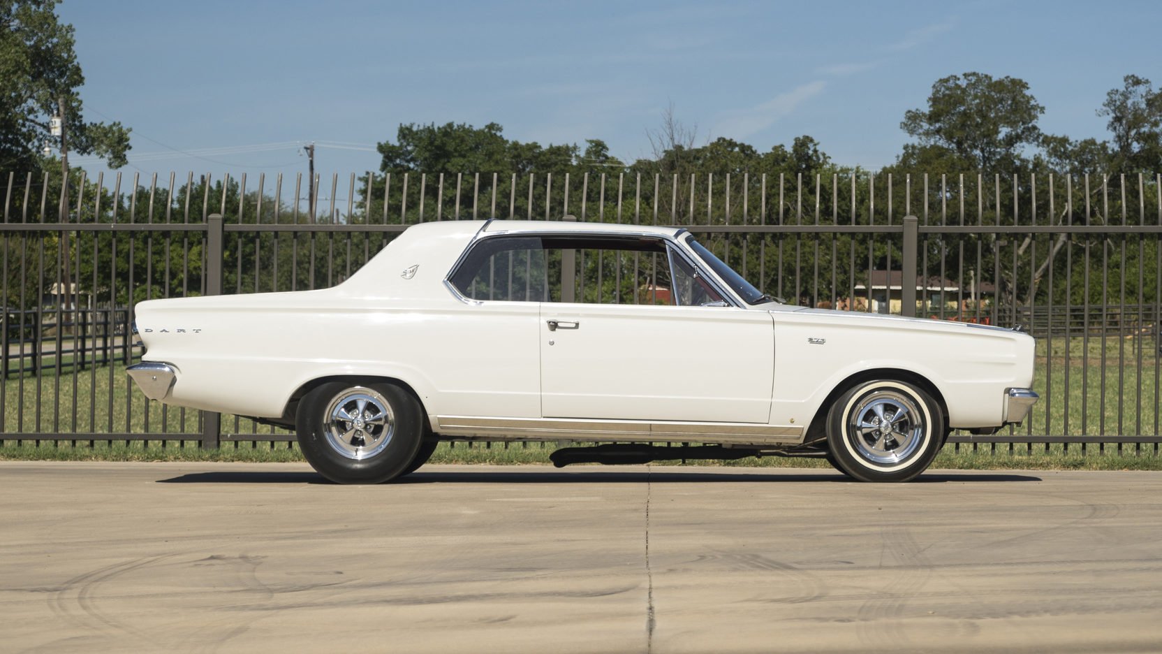 1966, Dodge, D dart, Cars, Classic, White Wallpaper
