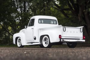 1953, Ford, Hot, Rod, Pickup, Truck, White