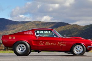 1968, Ford, Mustang, Race, Car, Red