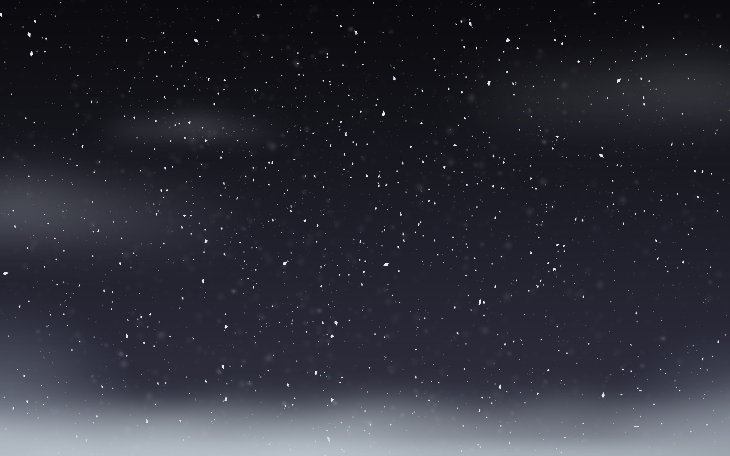 snowflakes, Skyscapes Wallpaper