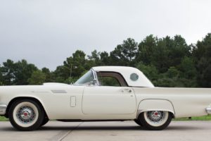 1957, Ford, Thunderbird, Cars, Classic, White