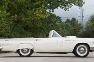 1957, Ford, Thunderbird, Cars, Classic, White
