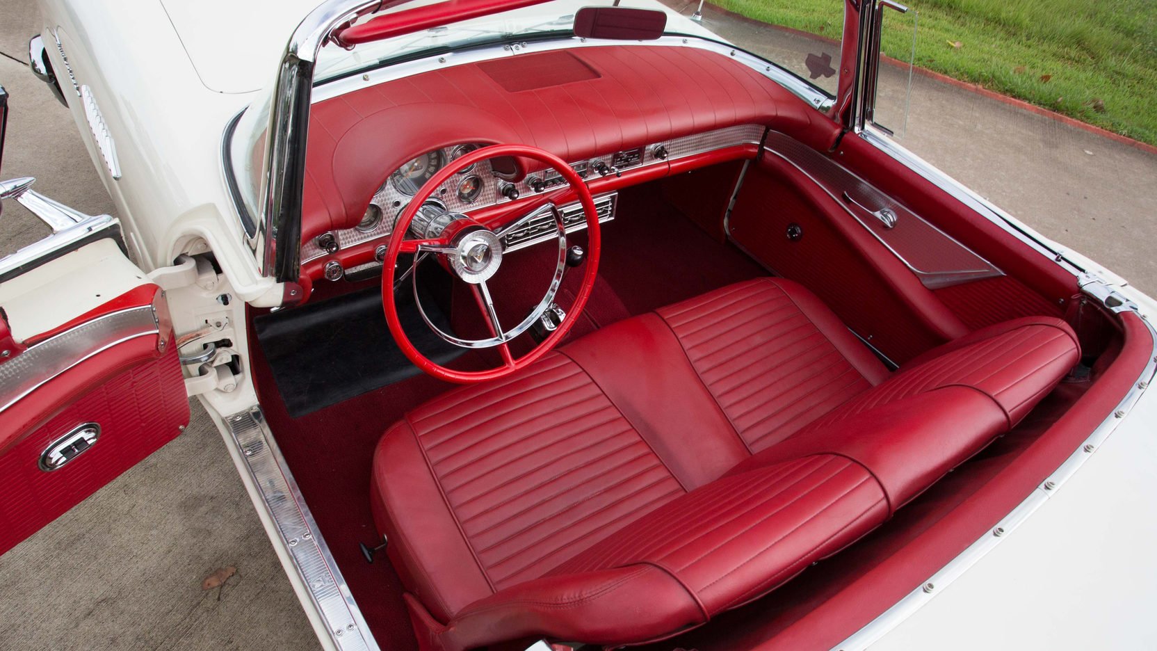 1957, Ford, Thunderbird, Cars, Classic, White Wallpaper