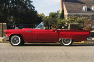 1957, Cars, Classic, Ford, Thunderbird, Red, E code