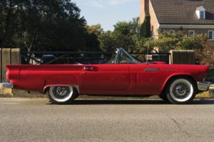 1957, Cars, Classic, Ford, Thunderbird, Red, E code