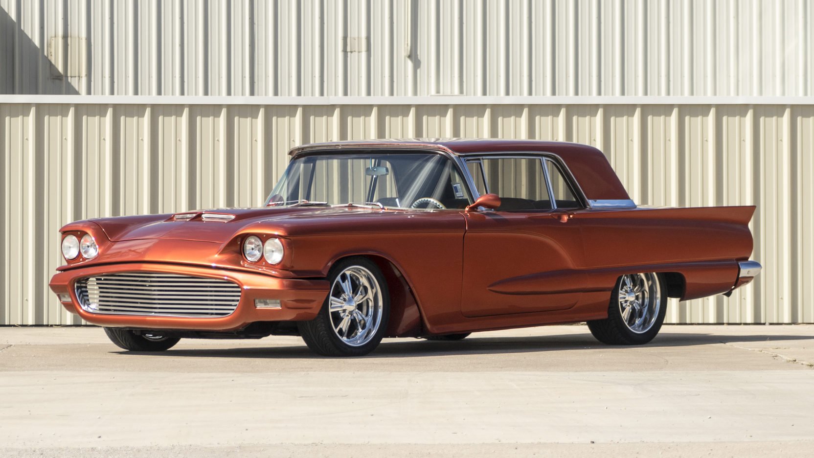 1960, Cars, Classic, Ford, Thunderbird, Tangerine Wallpaper