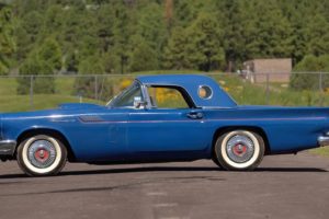 1957, Cars, Classic, Ford, Thunderbird, Blue