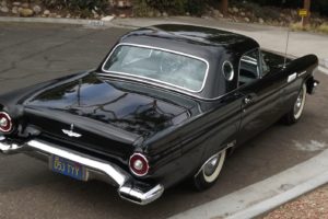 1957, Ford, Thunderbird, E code, Classic, Cars, Black