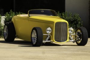 1932, Ford, Roadster, Street, Rod, Cars, Yellow
