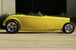 1932, Ford, Roadster, Street, Rod, Cars, Yellow