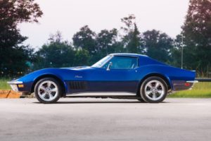 1972, Chevrolet, Corvette,  c3 , Resto, Mod, Cars, Blue