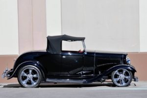 1932, Ford, Roadster, Street, Rod, Cars, Black