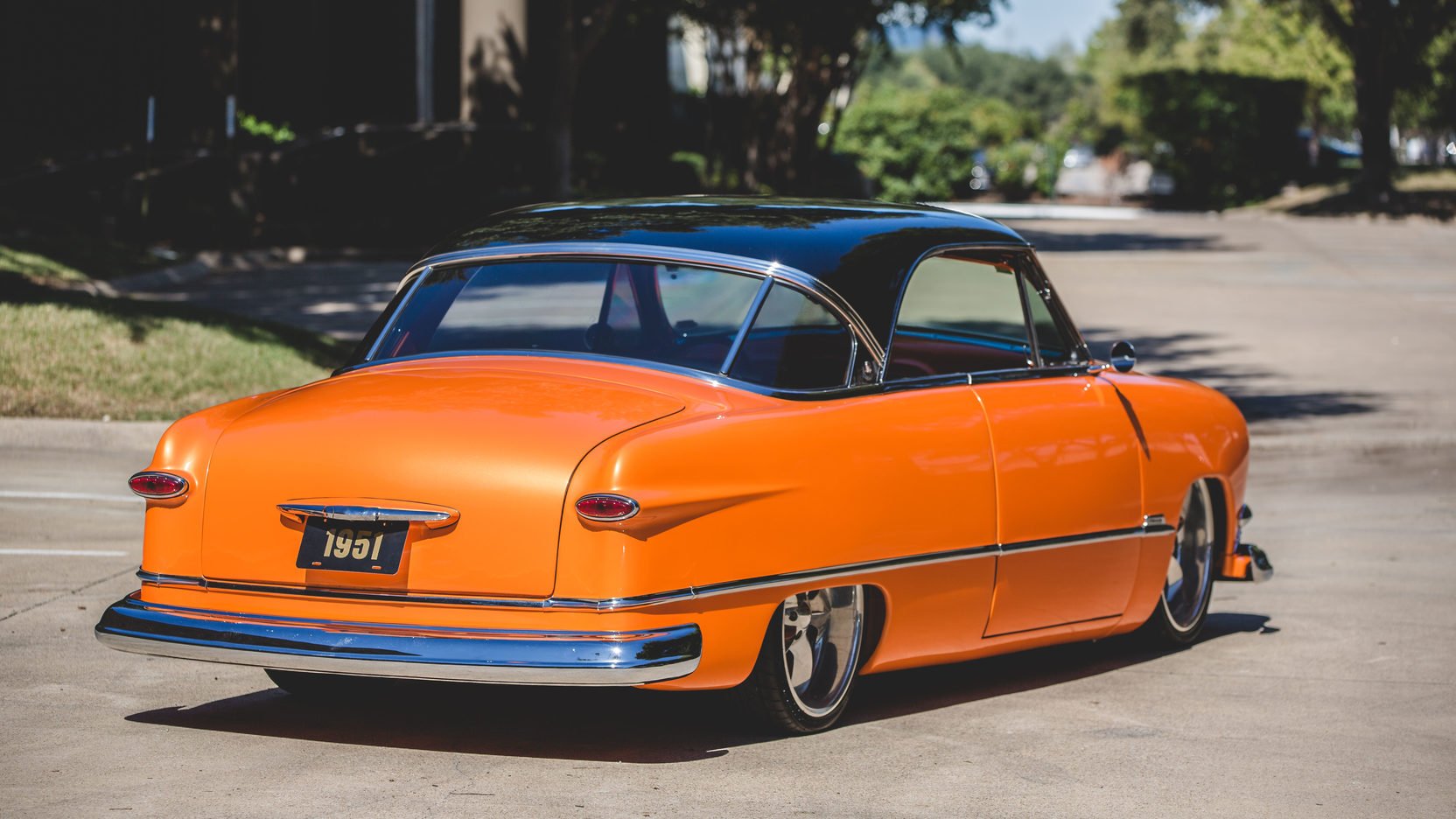 1951, Ford, Custom, Cars, Orange Wallpaper