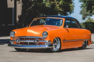 1951, Ford, Custom, Cars, Orange