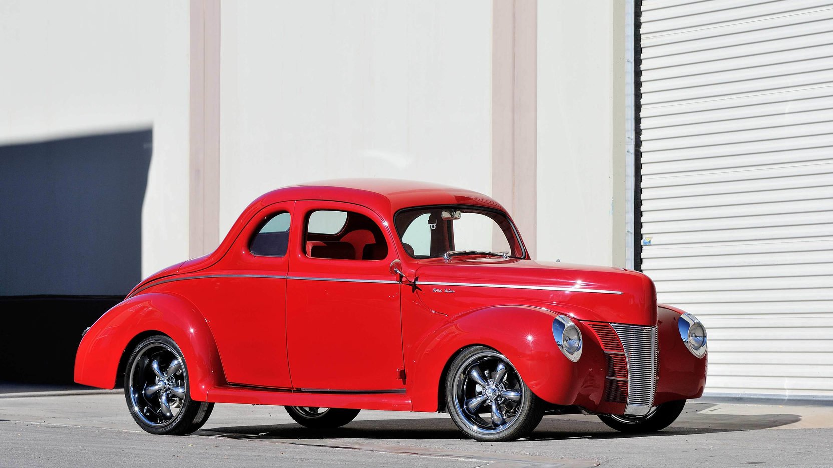 1940, Ford, Deluxe, Cars, Classic, Red Wallpaper
