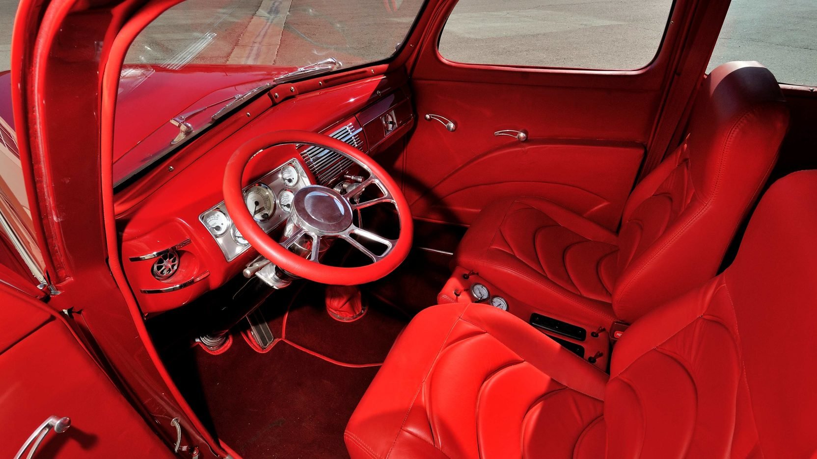 1940, Ford, Deluxe, Cars, Classic, Red Wallpaper