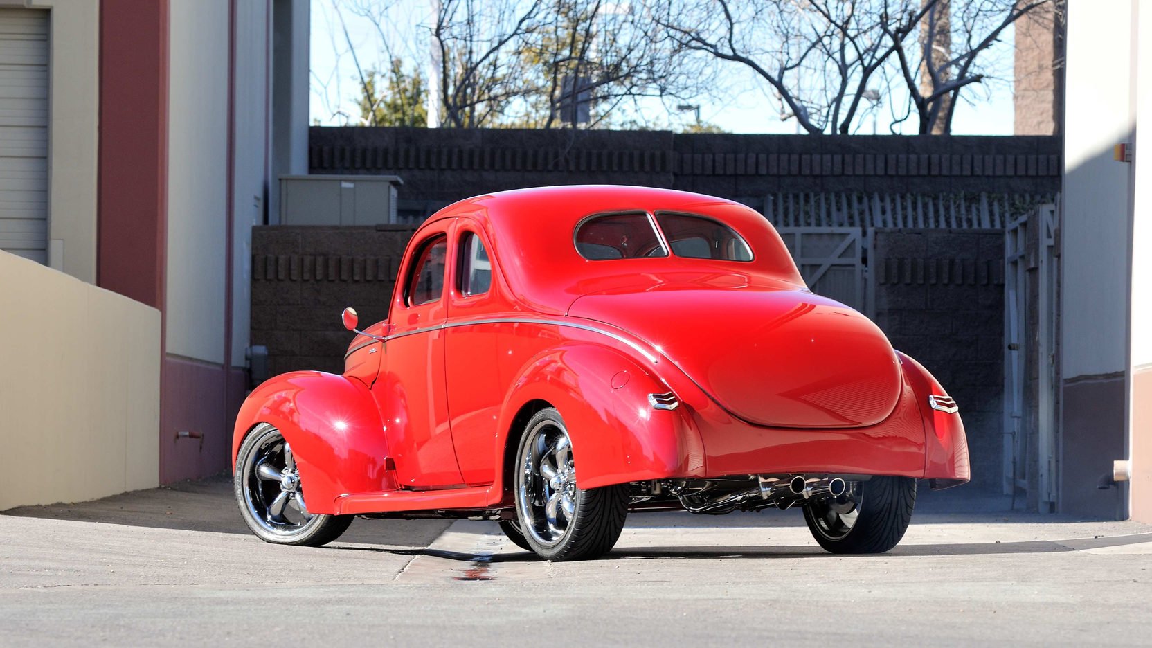 1940, Ford, Deluxe, Cars, Classic, Red Wallpaper