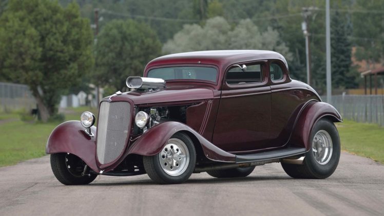 1934, Ford, 5 window, Coupe, Street, Rod, Cars HD Wallpaper Desktop Background