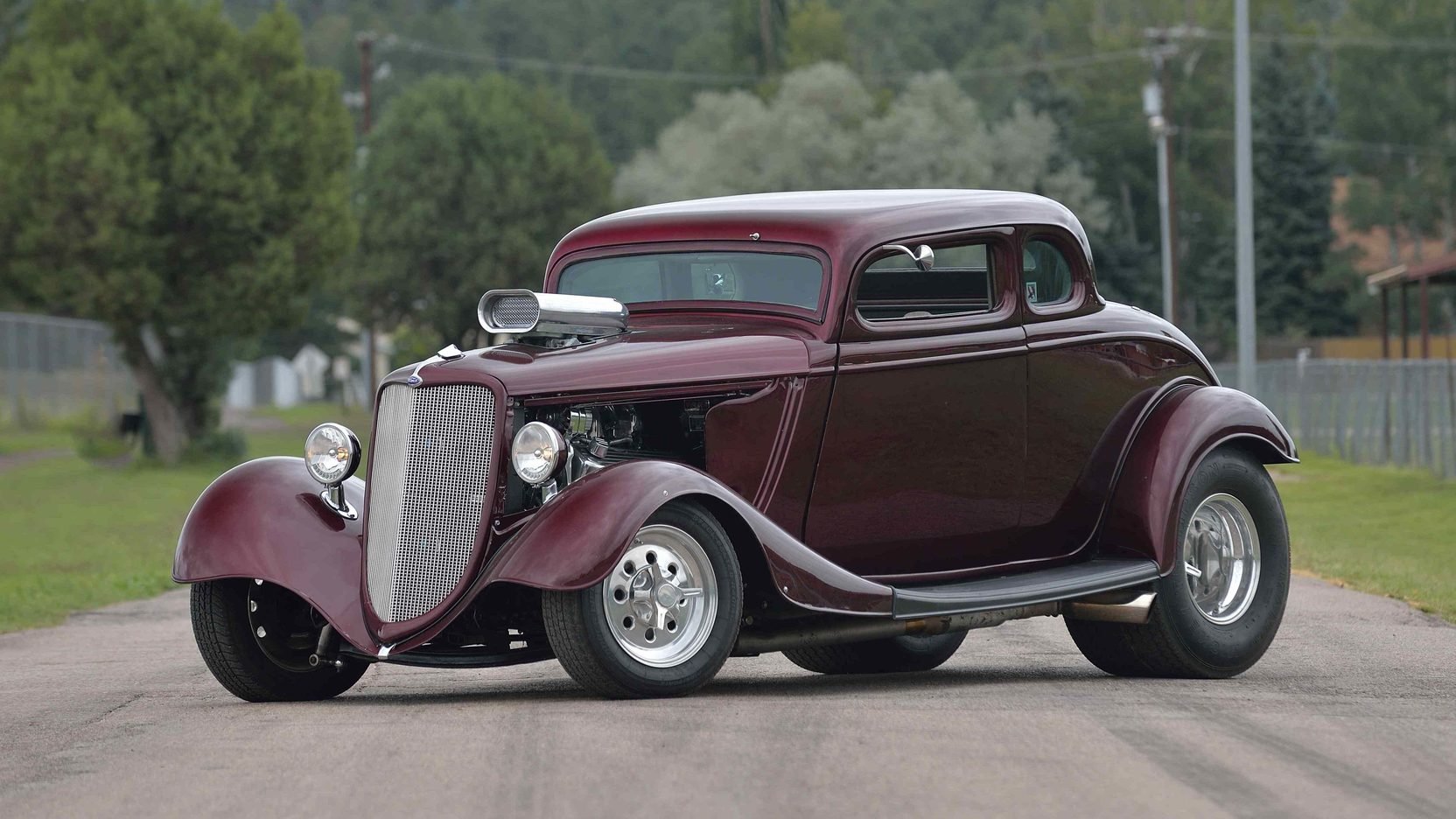 1934, Ford, 5 window, Coupe, Street, Rod, Cars Wallpaper