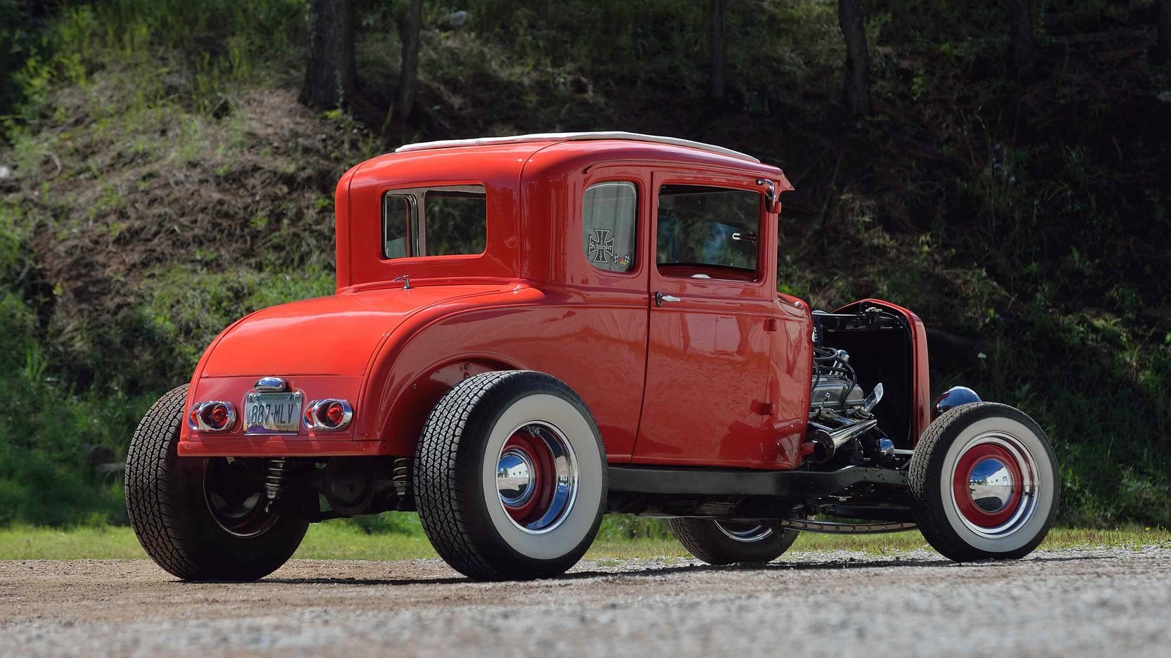 1931, Ford, Hi boy, Coupe, Cars, Red Wallpaper