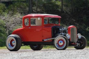 1931, Ford, Hi boy, Coupe, Cars, Red