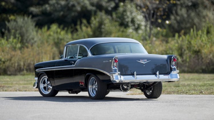 1956, Chevrolet, Bel, Air, Resto, Mod, Cars, Classic HD Wallpaper Desktop Background