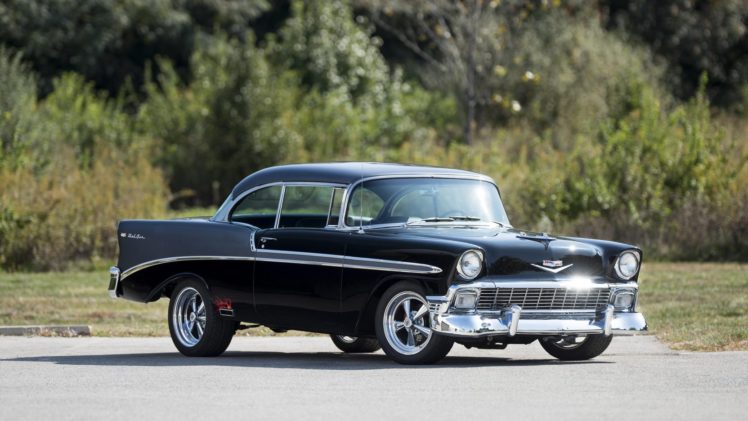 1956, Chevrolet, Bel, Air, Resto, Mod, Cars, Classic HD Wallpaper Desktop Background