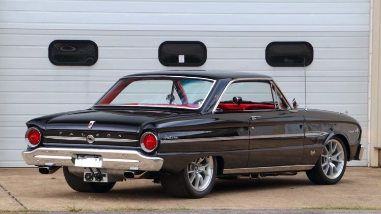 1963, Ford, Falcon, Resto, Mod, Cars, Black HD Wallpaper Desktop Background