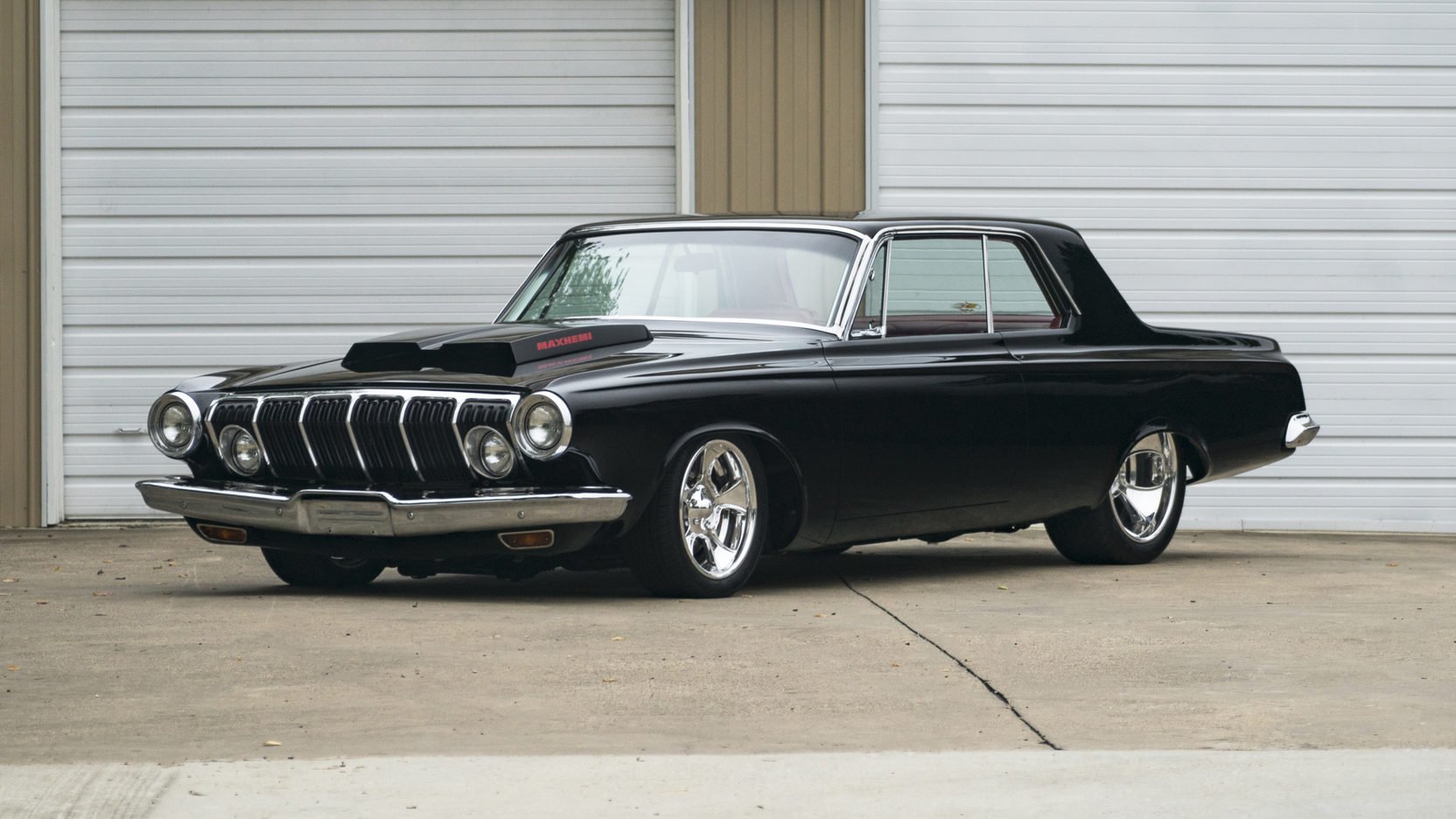 1963, Dodge, Polara, Resto, Mod, Cars, Black Wallpaper