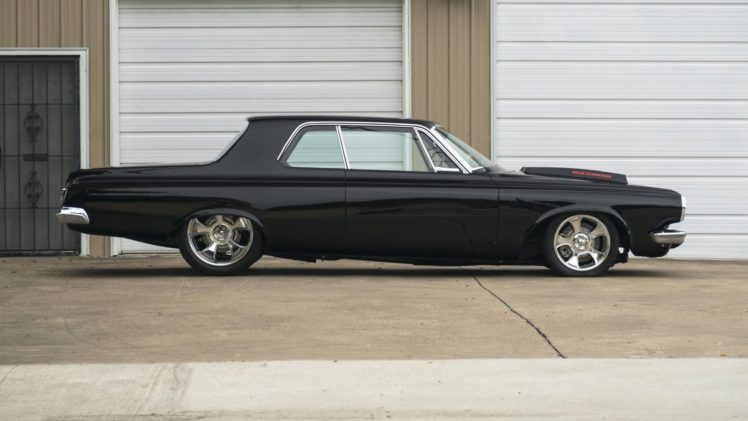 1963, Dodge, Polara, Resto, Mod, Cars, Black HD Wallpaper Desktop Background