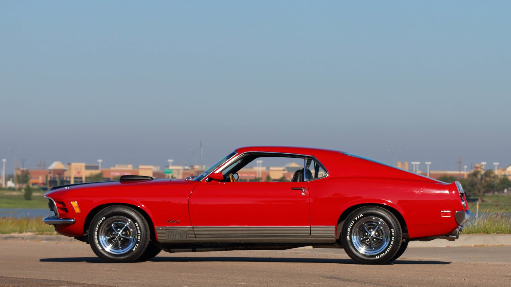 1970, Ford, Mustang, Mach 1, Fastback, Red, Cars Wallpapers HD