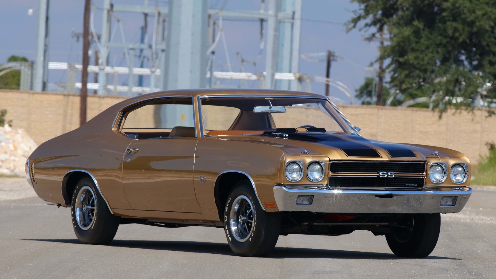 1970, Chevrolet, Chevelle, Ls6, 454, Coupe, Cars, Gold Wallpaper