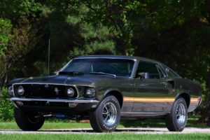1969, Ford, Mustang, Mach 1, Fastback, Cars, Black, Jade
