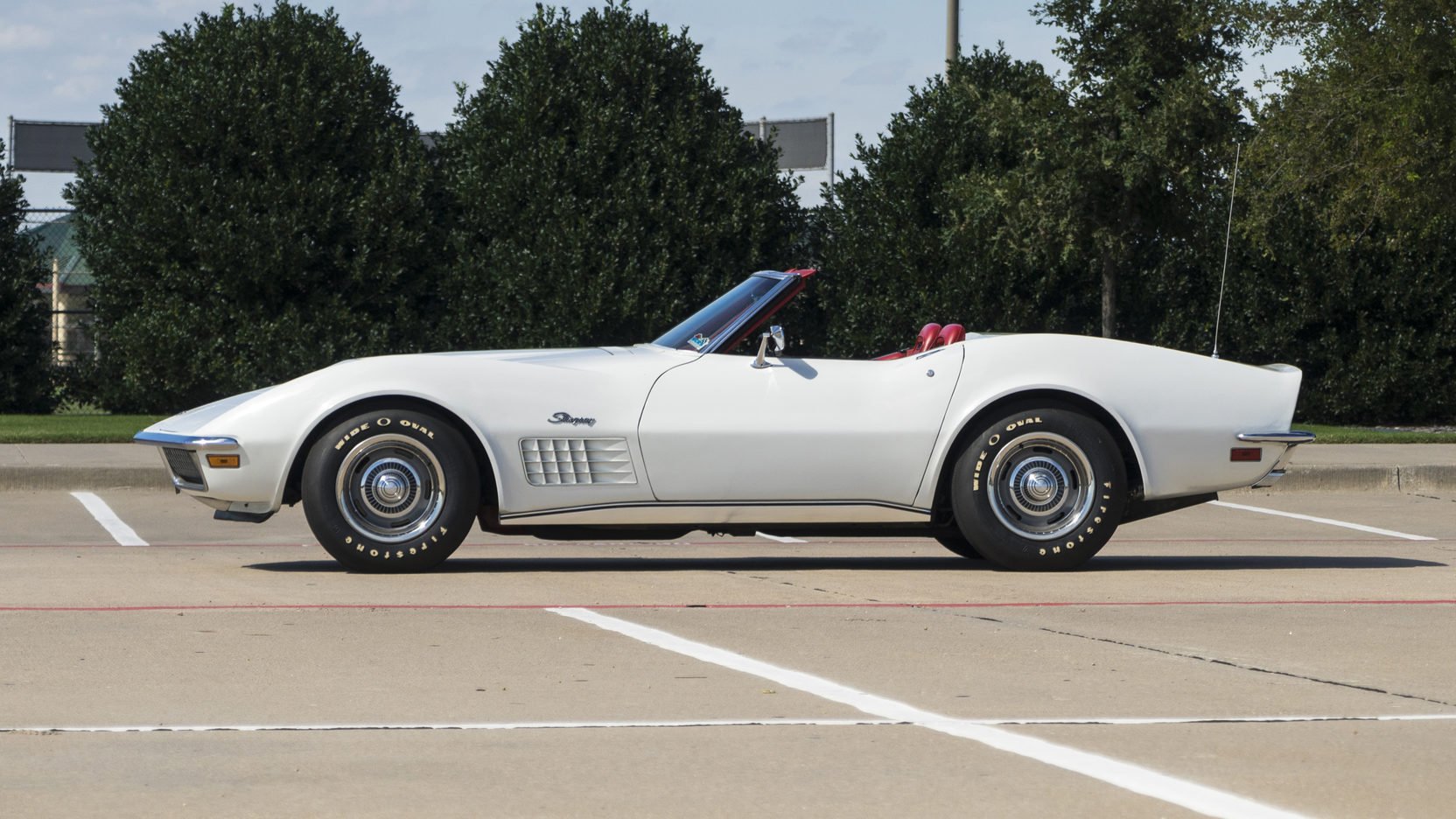 1970, Chevrolet, Corvette,  c3 , Convertible, White Wallpaper