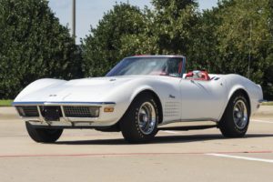 1970, Chevrolet, Corvette,  c3 , Convertible, White