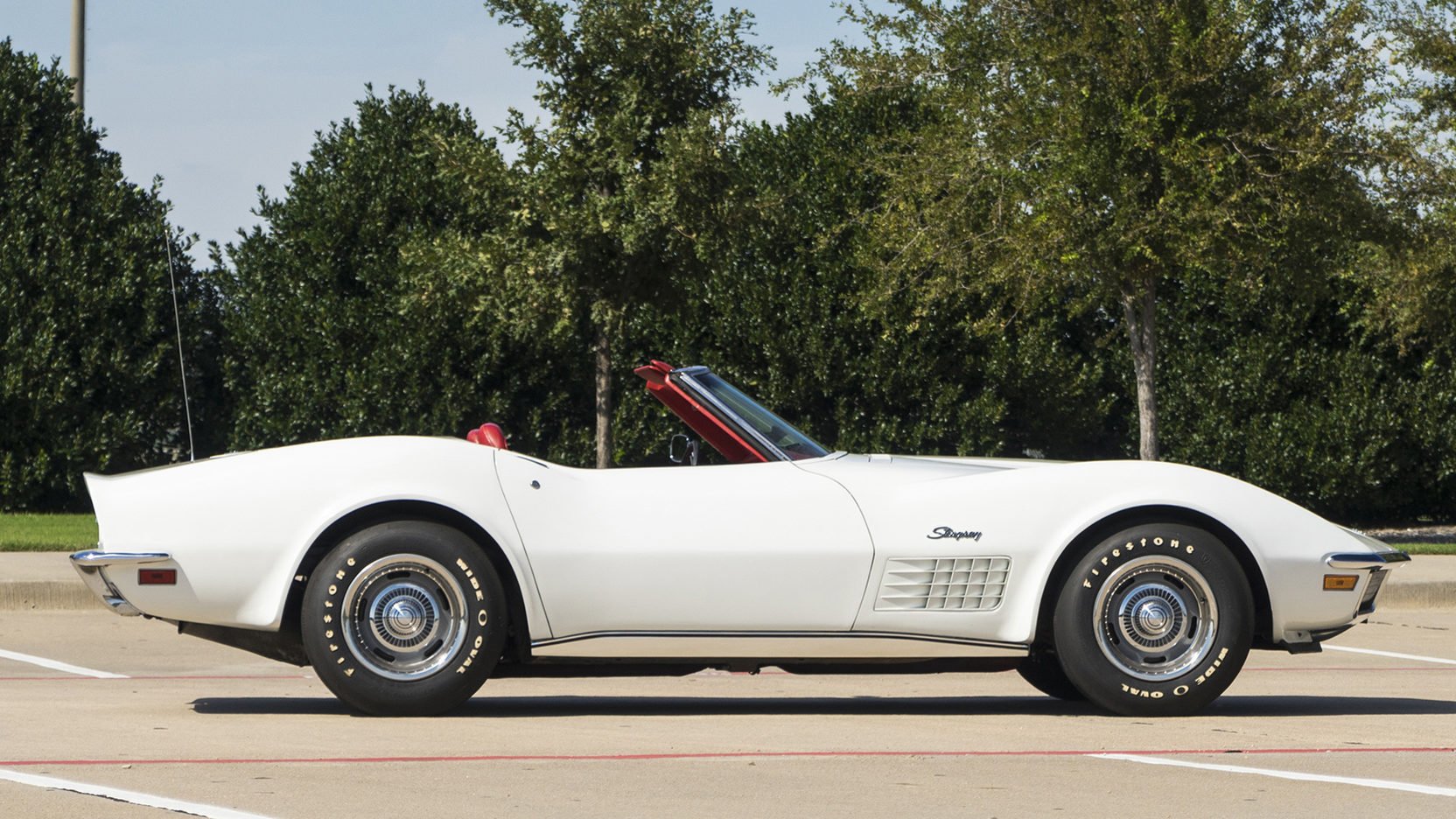 1970, Chevrolet, Corvette,  c3 , Convertible, White Wallpaper