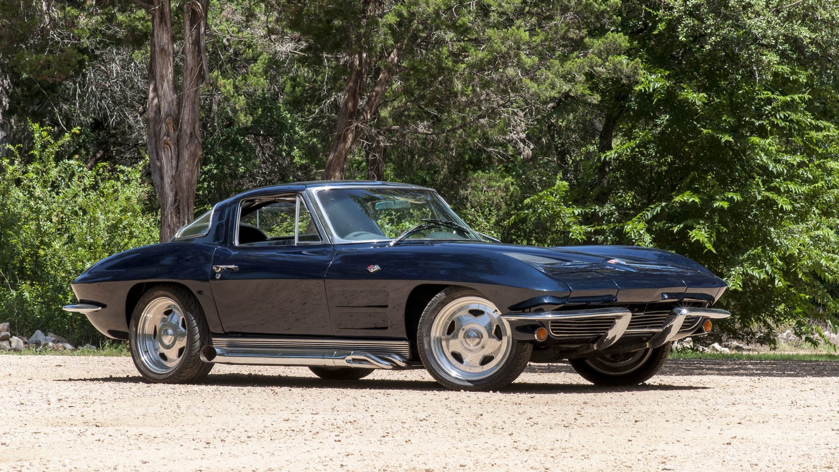 1963, Chevrolet, Corvette,  c2 , Split, Window, Coupe, Cars, Blue Wallpaper