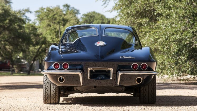 1963, Chevrolet, Corvette,  c2 , Split, Window, Coupe, Cars, Blue HD Wallpaper Desktop Background
