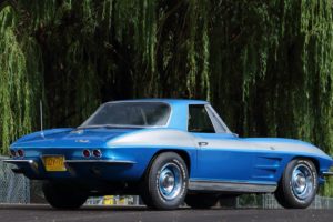 1963, Chevrolet, Corvette,  c2 , Convertible, Cars, Blue